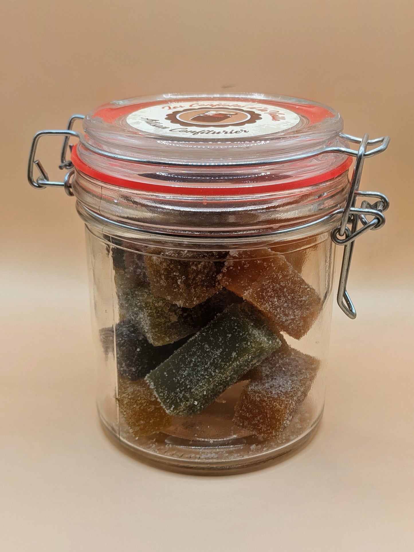 Bocal de pâtes de fruits - 180g (Parfums au choix)