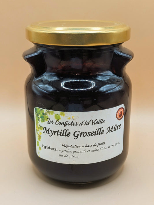 Préparation - Myrtille Groseille Mûre